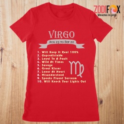 lovely Loner At Heart Virgo Premium T-Shirts