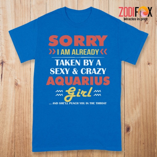 cute An Sexy & Crazy Aquarius Girl Premium T-Shirts