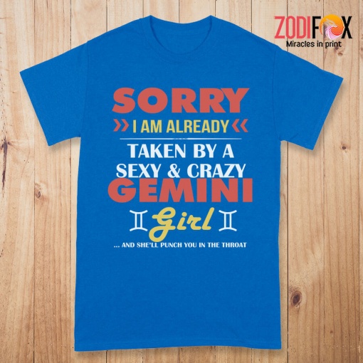 unique A Sexy & Crazy Gemini Girl Premium T-Shirts