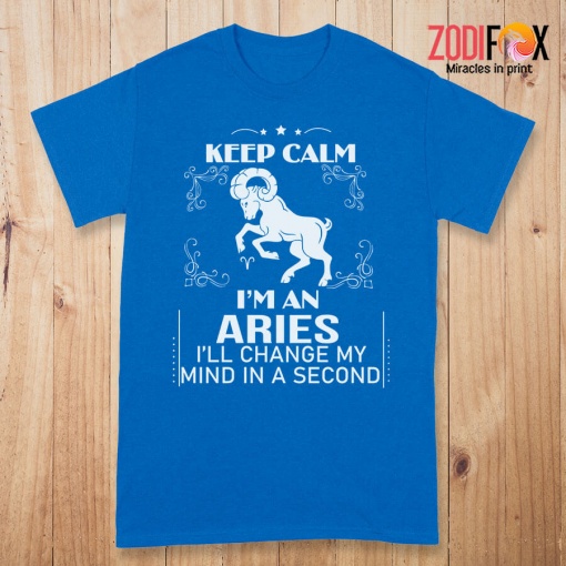 pretty Keep Calm, I'm An Aries Premium T-Shirts