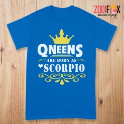 cute Queens Are Born As Scorpio Premium T-Shirts