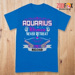 pretty Aquarius Women Never Retreat Premium T-Shirts