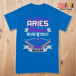 pretty Aries Women Never Retreat Premium T-Shirts