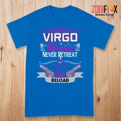 pretty Virgo Women Never Retreat Premium T-Shirts