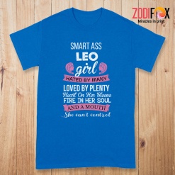 pretty She Can't Control Leo Premium T-Shirts