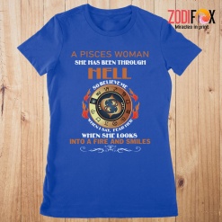 lovely Pisces Fire Premium T-Shirts