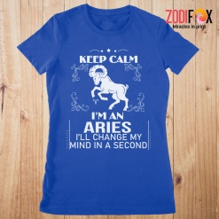 beautiful Keep Calm, I'm An Aries Premium T-Shirts