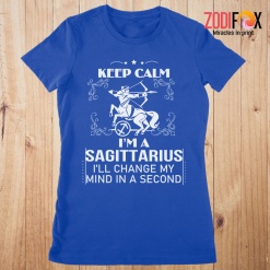 lovely Keep Calm, I'm A Sagittarius Premium T-Shirts