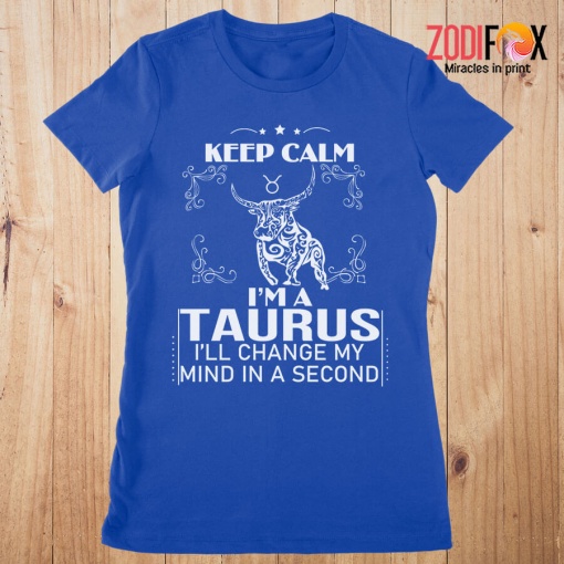beautiful Keep Calm, I'm A Taurus Premium T-Shirts