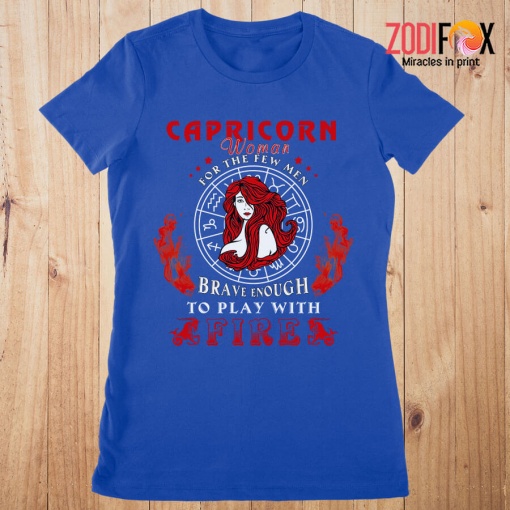 beautiful Play With Fire Capricorn Premium T-Shirts