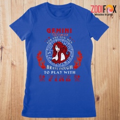 high quality Play With Fire Gemini Premium T-Shirts