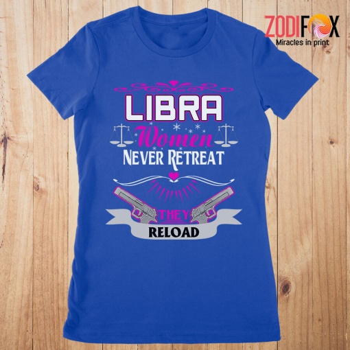 beautiful Libra Women Never Retreat Premium T-Shirts