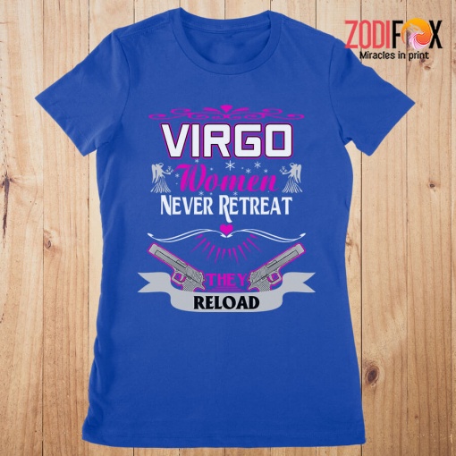 beautiful Virgo Women Never Retreat Premium T-Shirts
