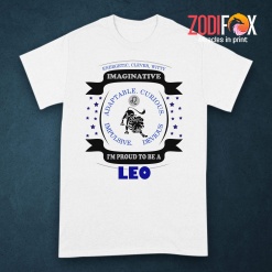 lively I'm Proud To Be A Leo Premium T-Shirts