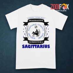 cute I'm Proud To Be A Sagittarius Premium T-Shirts