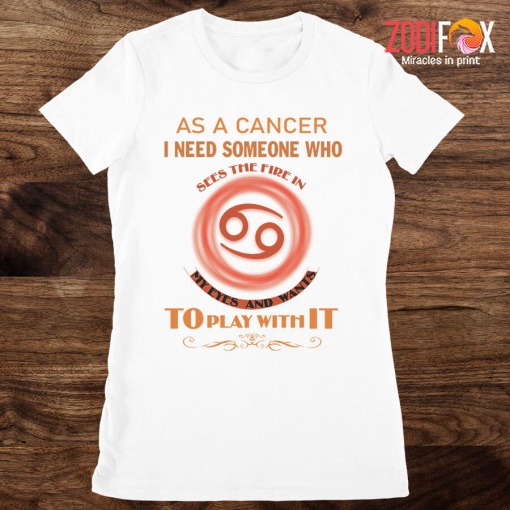 beautiful Cancer Fire Premium T-Shirts