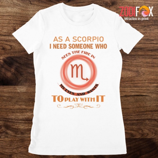 personality Scorpio Eye Premium T-Shirts