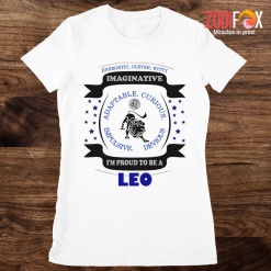 the Best I'm Proud To Be A Leo Premium T-Shirts