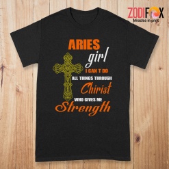 best Aries Girl I Can Do All Things Aries Premium T-Shirts