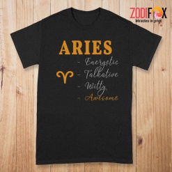 great Aries Talkative Premium T-Shirts