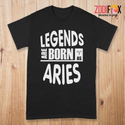wonderful Legends Are Born As Aries Premium T-Shirts