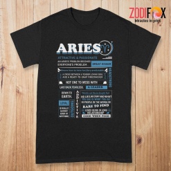 interested Knows How To Have Fun Aries Premium T-Shirts