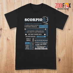 wonderful Not One To Mess With Laid Back Scorpio Premium T-Shirts
