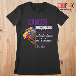 dramatic Loyal Intelligent Cancer Premium T-Shirts