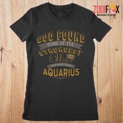 interested The Strongest Women Aquarius Premium T-Shirts