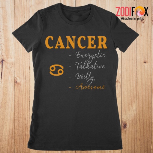 wonderful Cancer Talkative Premium T-Shirts