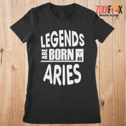 hot Legends Are Born As Aries Premium T-Shirts