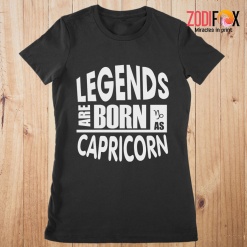 various Legends Are Born As Capricorn Premium T-Shirts