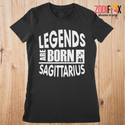 wonderful Legends Are Born As Sagittarius Premium T-Shirts