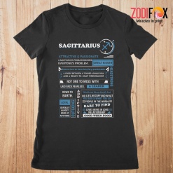 great Not One To Mess With Laid Back Sagittarius Premium T-Shirts