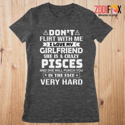 nice She Is A Crazy Pisces Premium T-ShirtsShe Is A Crazy Pisces Premium T-Shirts