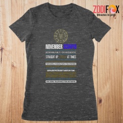 eye-catching November Scorpio Remarkably Premium T-Shirts