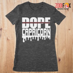 personalised Dope Unapologetically Capricorn Premium T-Shirts