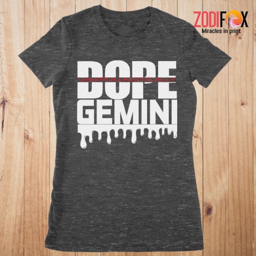 lovely Dope Unapologetically Gemini Premium T-Shirts