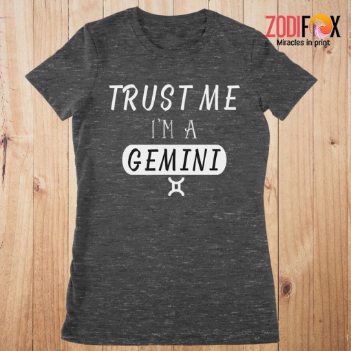 personalised Trust Me I'm A Gemini Premium T-Shirts