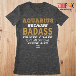 awesome Isn't An Official Zodiac Sign Aquarius Premium T-Shirts