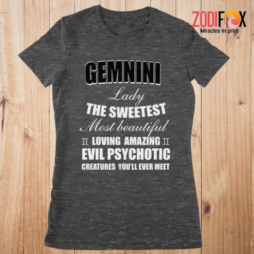 interested Gemini Lady The Sweetest Premium T-Shirts