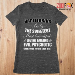 nice Sagittarius Lady The Sweetest Premium T-Shirts