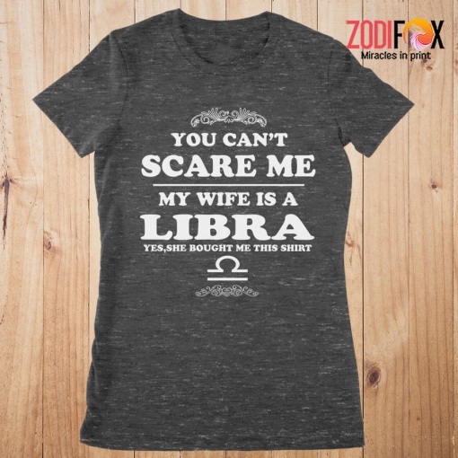 nice My Wife Is A Libra Premium T-Shirts