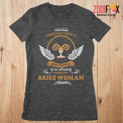 interested Extremely Pissed Off Aries Woman Premium T-Shirts