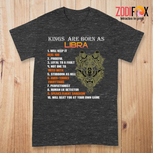 cool Kings Are Born As Libra Premium T-Shirts