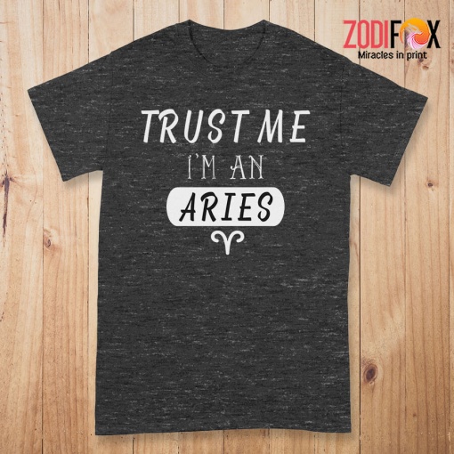 interested Trust Me I'm An Aries Premium T-Shirts