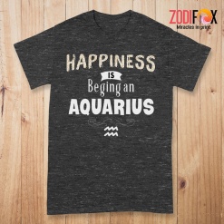 interested Happiness Is Being An Aquarius Premium T-Shirts