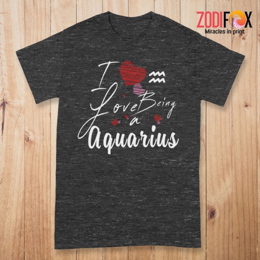 great I Love Being An Aquarius Premium T-Shirts