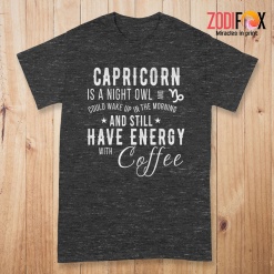 pretty Capricorn Is A Night Owl Premium T-Shirts