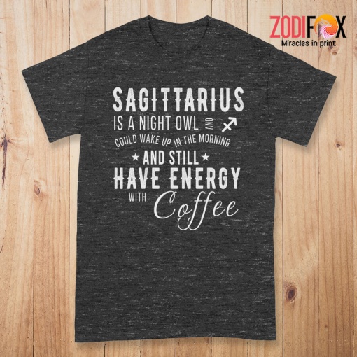 interested Sagittarius Is A Night Owl Premium T-Shirts